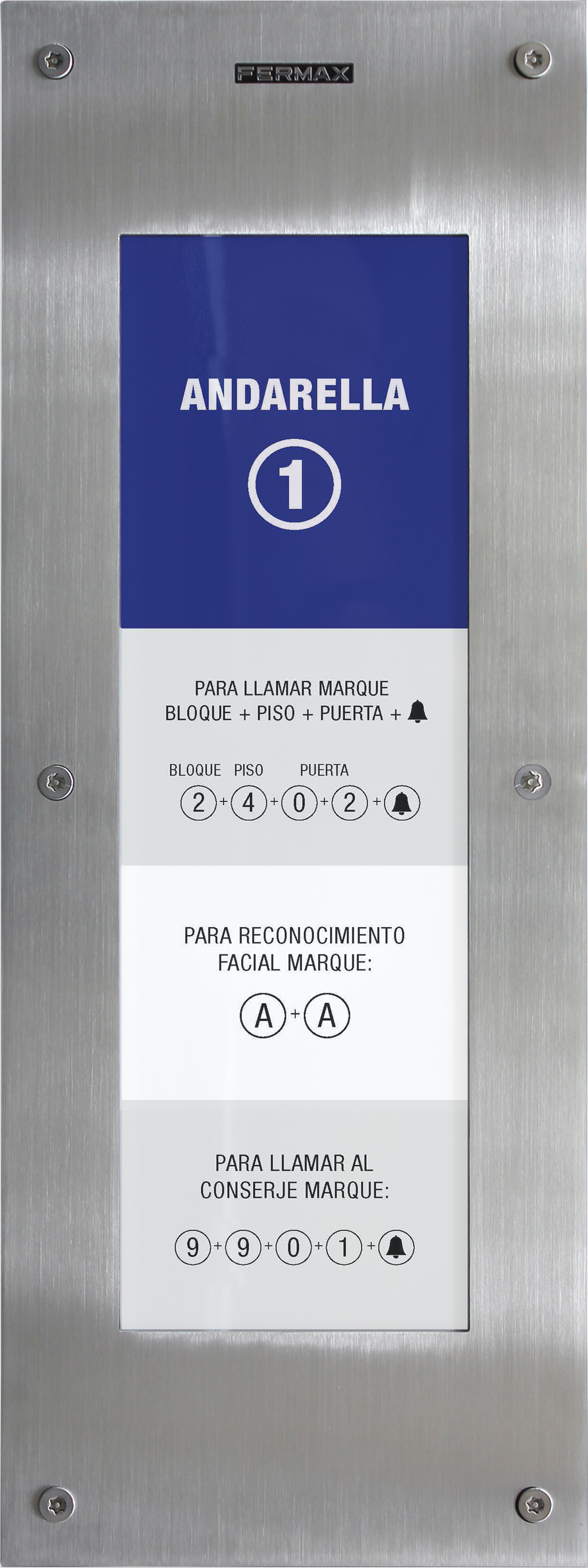 PLACA DIRECTORIO MARINE MEET