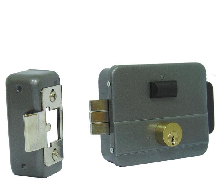 CERRADURA MOD.962-DOBLE LLAVE+PULSADOR