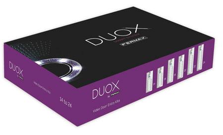 KIT VIDEO EDIFICIO DUOX 22/L COLOR