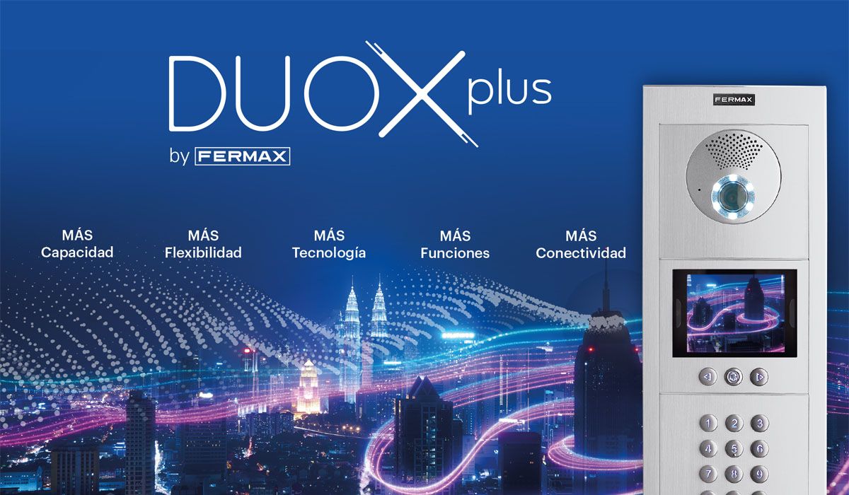 FERMAX launches to the market DUOX monitors with integrated WiFi